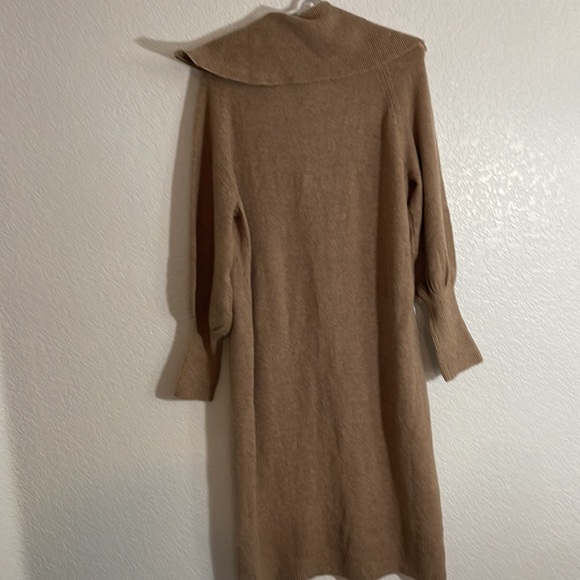 NWT J. Crew Half-zip sweater-dress in Supersoft yarn in Heather mushroom - Picture 12 of 12